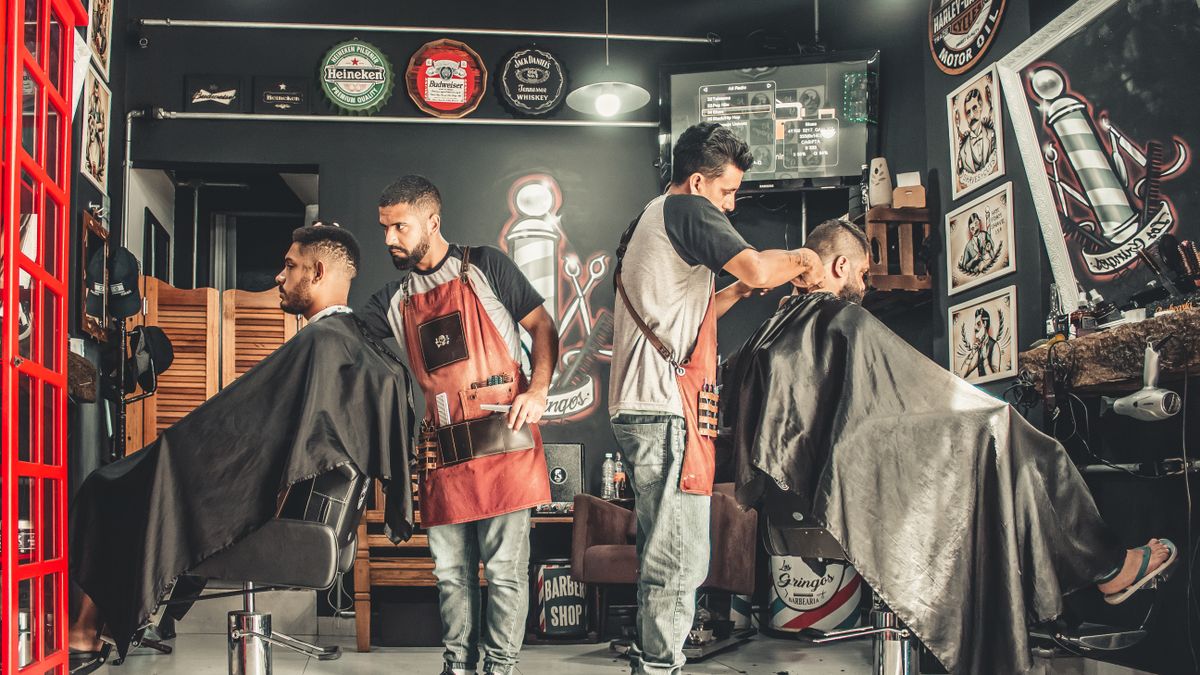 Hair salon styling
